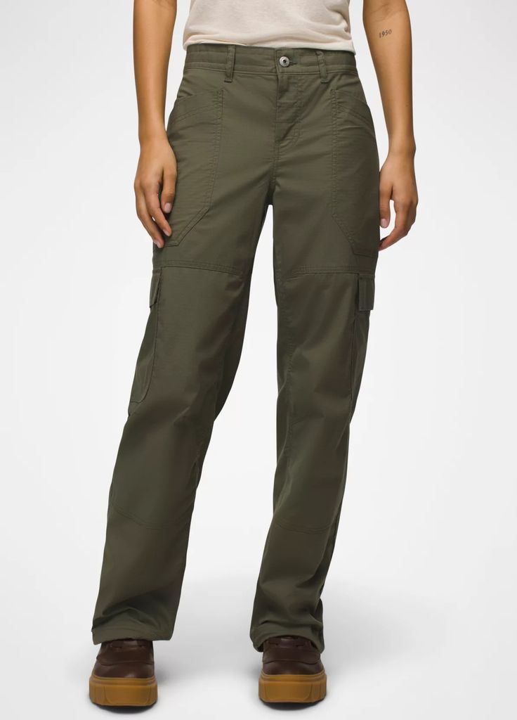 Palisades Ripstop Utility Pant | Womens Pants | prAna Utility Cotton Cargo Pants For Outdoor Activities, Cotton Parachute Pants With Multiple Pockets For Outdoor, Cotton Parachute Pants With Multiple Pockets For Outdoor Activities, Outdoor Cotton Cargo Parachute Pants, Outdoor Straight Leg Parachute Pants With Cargo Pockets, Relaxed Fit Outdoor Pants With Patch Pockets, Utility Cargo Pants For Hiking, Straight Leg, Outdoor Parachute Pants With Cargo Pockets And Straight Leg, Cotton Parachute Pants With Patch Pockets For Outdoor