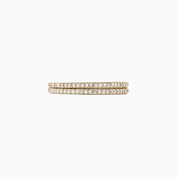 Effy D'Oro 14K Yellow Gold Diamond Double Band Ring, 0.36 TCW Double Band Ring, Double Band Rings, Band Ring, Band Rings, Gold Diamond, Yellow Gold, Band, Ring, Yellow