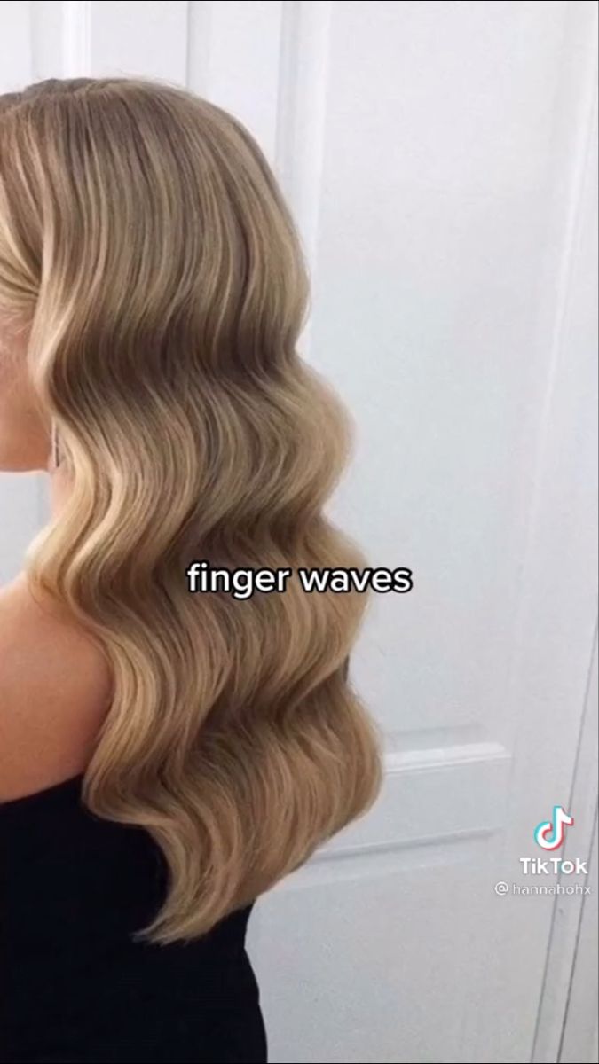 Hollywood Beach Waves Hair, Bridal Hair Fingerwaves, Wedding Hair Finger Waves, Glam Waves Tucked Behind Ears, Glamour Waves Middle Part, Bride Hairstyles Down Middle Part, Old Hollywood Bride Hair, Soft Hollywood Waves Middle Part, Finger Wave Wedding Hair