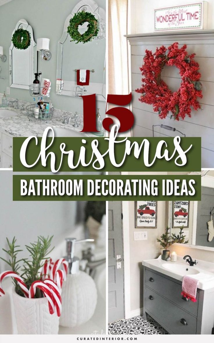 christmas bathroom decorating ideas that are easy to do and fun for the whole family