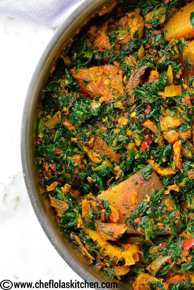 a large pot filled with food on top of a table