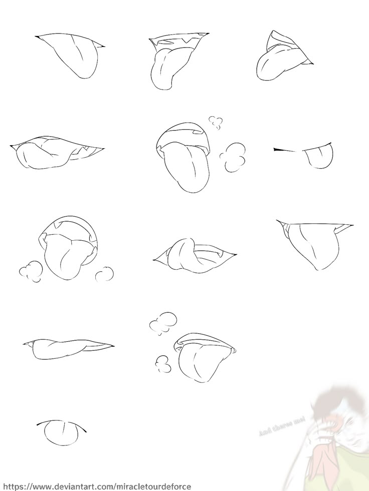 how to draw different shapes and sizes of food