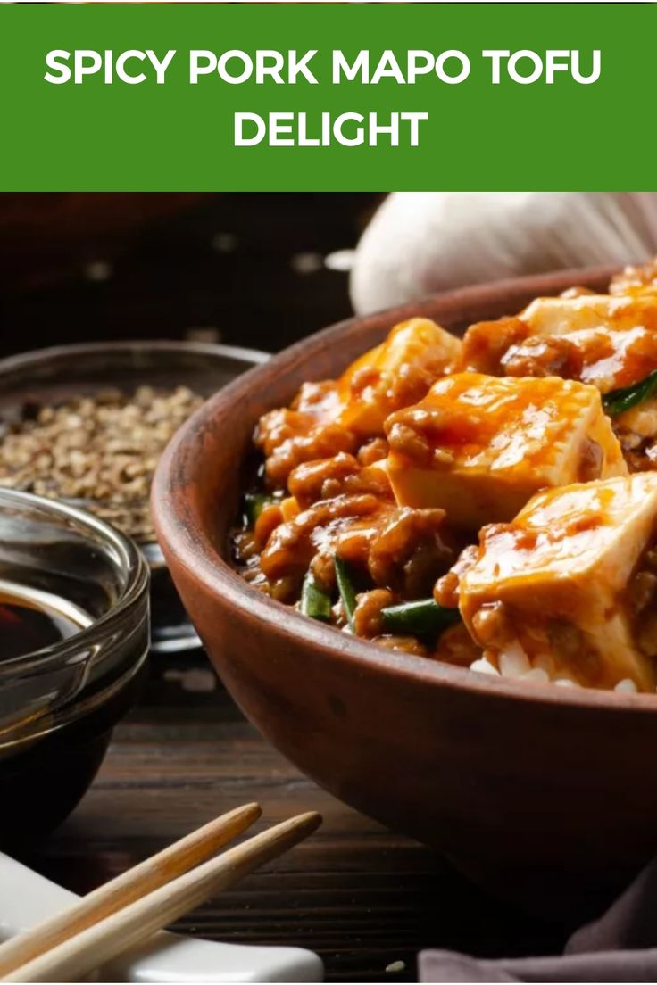 Spicy Pork Mapo Tofu Delight Spicy Mapo Tofu, Mapo Tofu Recipe Easy, Stir Fry Tofu, Tofu Veggie Stir Fry, Fry Tofu, Pork Mince Recipes, Mapo Tofu Recipe, Tofu Recipes Healthy, Tofu Recipes Easy