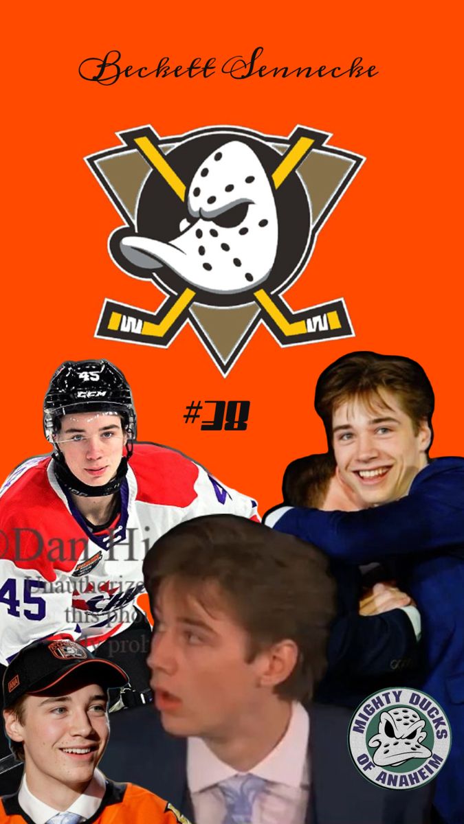 an image of hockey players collaged together with the same team name and number