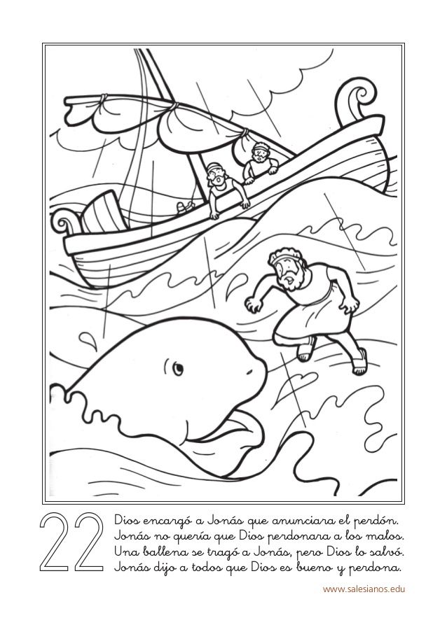 a coloring page with an image of a whale and a man on a boat in the ocean