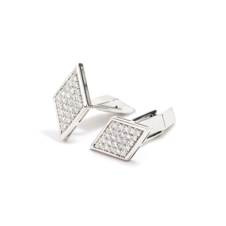 Cufflinks have always been a major part of every black tie dress code. These tiny baubles aren’t just functional but also can make an entire outfit look more put-together and give it an extra dose of sophistication. If you’re looking for cufflinks that exude extra luxeness and modernity, check out our well-crafted and dynamic white diamond cufflinks at VIYA. At VIYA, we know the importance of styling an ensemble with carefully curated pieces that can elevate the entire look. This is why our whit Luxury Formal Earrings With Single Cut Diamonds, Luxury Cufflinks For Formal Occasions, Timeless Formal Earrings With Single Cut Diamonds, Luxury Formal Cufflinks, Formal White Gold Earrings, Elegant White Gold Cufflinks With Polished Finish, Elegant White Gold Cufflinks For Anniversary, Timeless Polished Earrings For Formal Occasions, Elegant Silver Cufflinks