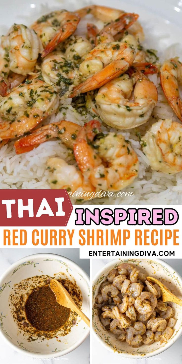 Thai Inspired Red Curry Shrimp Recipe | Recipes Red Curry Shrimp, Lemon Garlic Butter Shrimp, Red Curry Sauce, Jello Shot, Potluck Dinner, Curry Shrimp, Party Food Dessert, Shrimp Recipes Easy, Easy Party Food