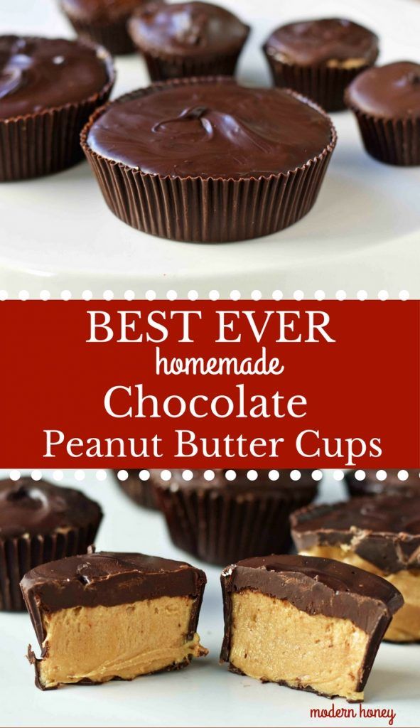 the best ever homemade chocolate peanut butter cups