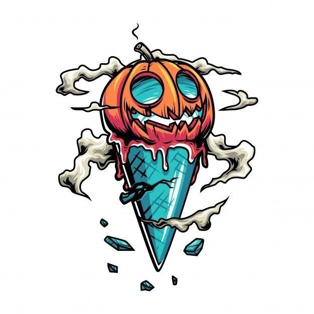 Ice Cream Halloween, Halloween Ice Cream, Graffiti Doodles, Posca Art, Graffiti Characters, Graffiti Drawing, Dessin Adorable, Cool Art Drawings, Ice Cream Cone