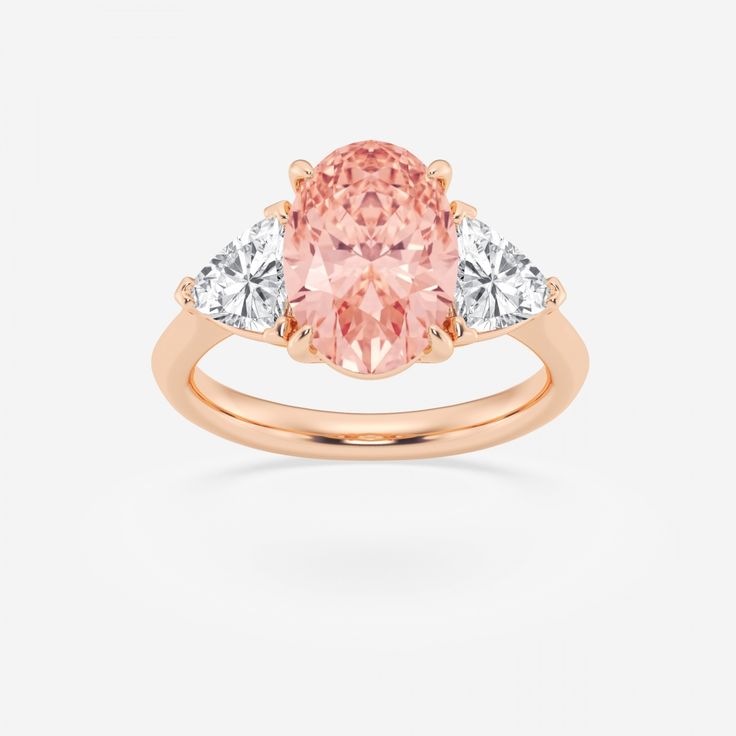 RIGTXR09150-PN-GP4 Luxury Oval Rose Gold Diamond Ring, Luxury 14k Rose Gold Oval Rings, Oval Morganite Ring In Pink Gold, Oval Morganite Rings In Pink Gold, Pink Gold Morganite Oval Ring, 14k Rose Gold Ring With Oval Shape, Oval 14k Rose Gold Ring In Pink Gold, Oval Rose Gold 14k Ring, 14k Rose Gold Oval Rings