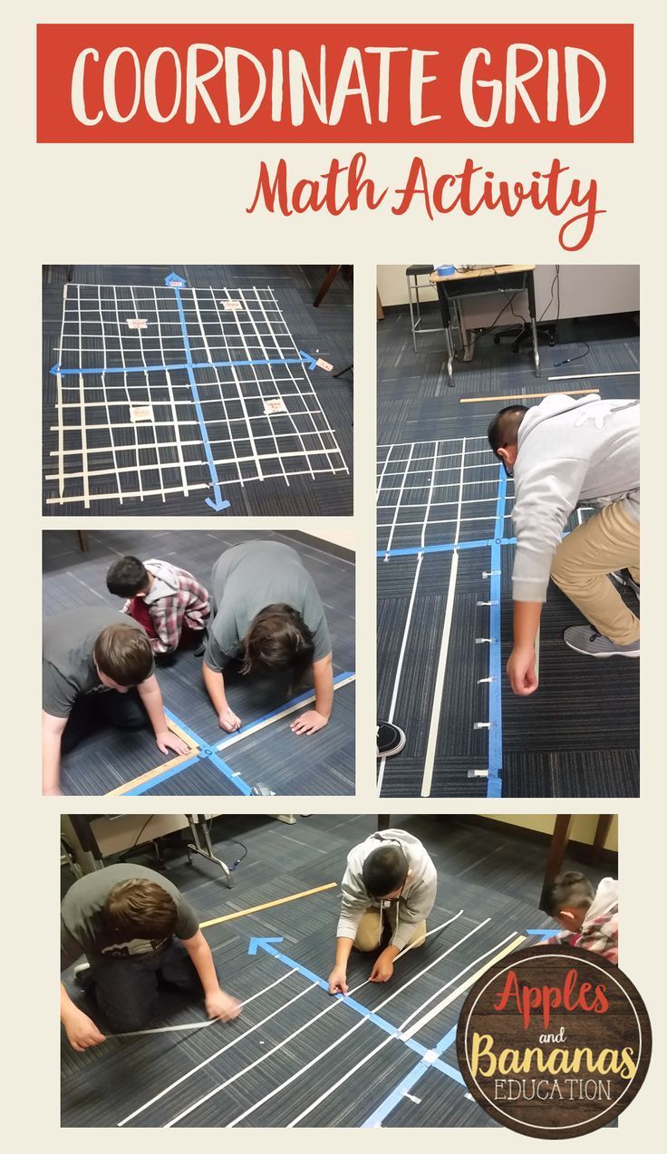 the instructions for how to make a coordinate grid math activity are shown in three pictures