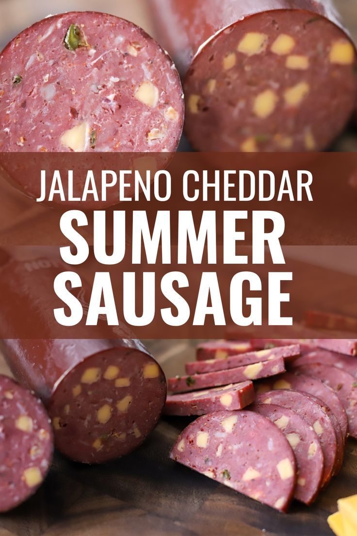 jalapeno cheddar venison summer sausage Cheddar Jalapeno Sausage Recipe, Deer Summer Sausage, Venison Summer Sausage, Venison Summer Sausage Recipe, Homemade Summer Sausage, Venison Sausage Recipes, Summer Sausage Recipes, Sausage Making Recipes, Venison Meat