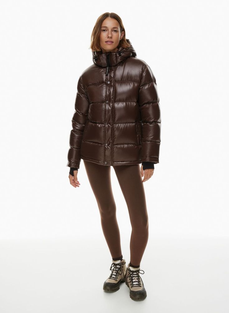 THE SUPER PUFF™ | Aritzia Aritzia Puffer Jacket, Super Puff Aritzia, Aritzia Super Puff, The Super Puff, Melina Pant, Coated Leggings, Olive Skirt, Super Puff, Snow Outfit