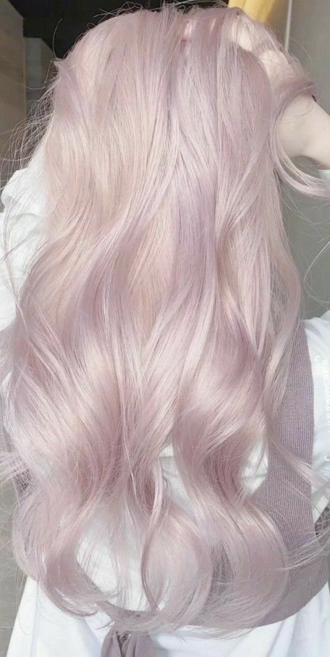 Periwinkle Blonde Hair, Hair Asian, Korean Hair Color, Cute Hair Colors, Pastel Pink Hair, Dyed Hair Inspiration, Hair Color Pastel, Lavender Hair, Pretty Hair Color