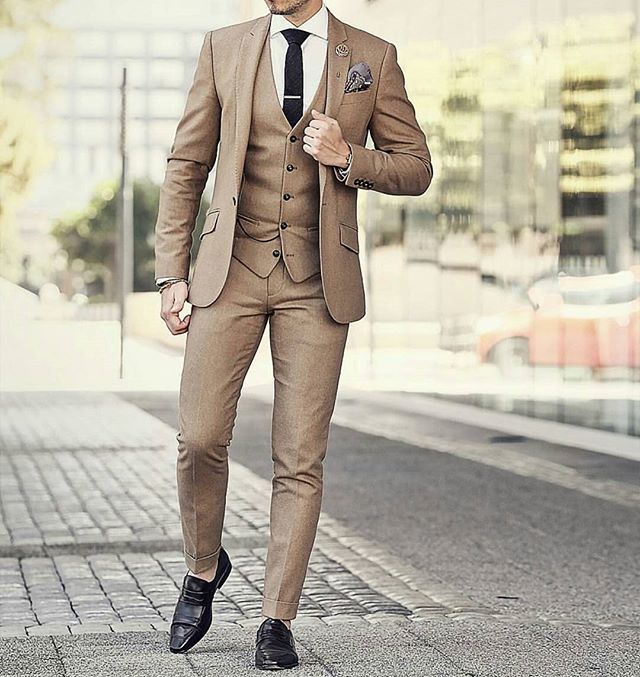 Suit up #menslaw Prom Blazers, Wedding Coat, Tan Suit, Dinner Suit, Formal Fashion, Wedding Suits Groom, Groomsmen Suits, Brown Suits, Slim Fit Suits