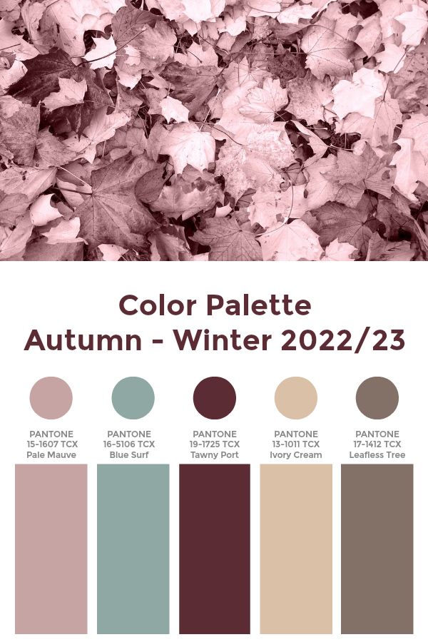 the color palette for autumn - winter 2012 / 2013