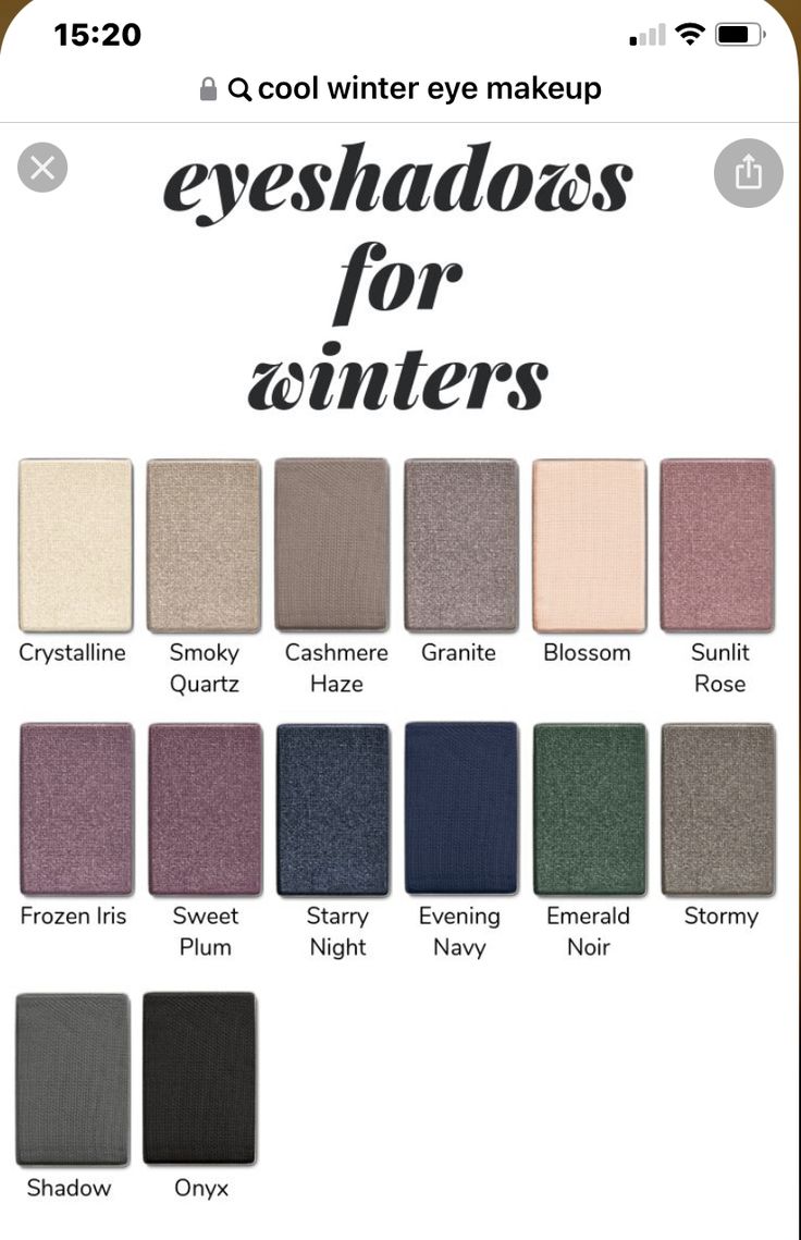 Eyeshadow For Winter Skin Tone, True Winter Eyeshadow Palette, Deep Winter Eyeshadow Looks, Winter Skin Tone Makeup, Winter Color Palette Analysis, Cool Winter Hair Color Palette, Deep Winter Nail Colors, Tone Gray Hair, Winter Color Palette Makeup