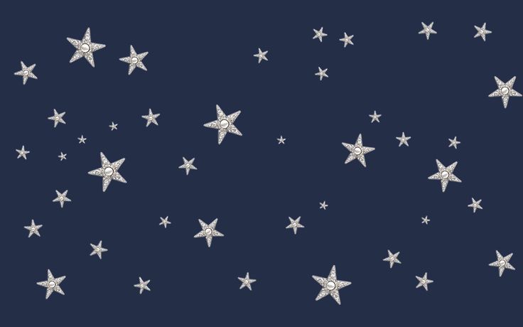 white stars on a dark blue background