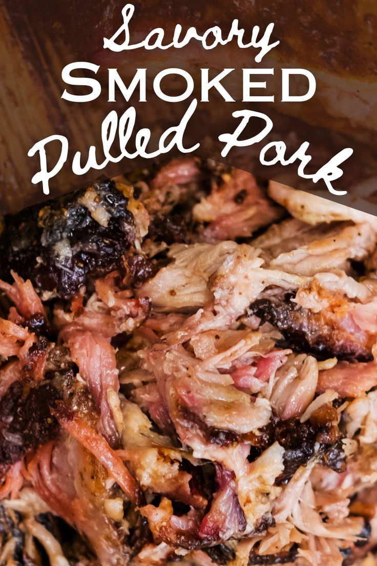 this savory smoked pulled pork recipe is delicious and easy to make it's the perfect side dish