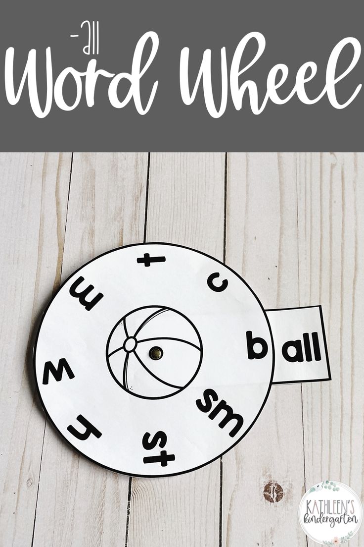 the word wheel is made out of white paper with black letters and numbers on it