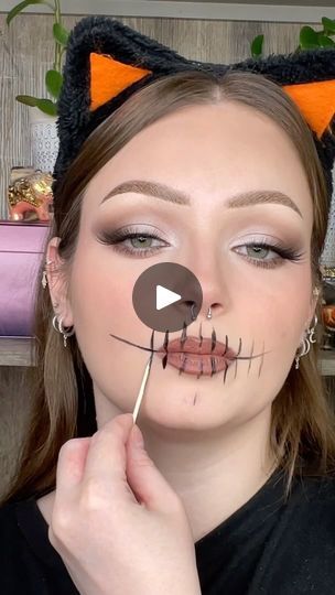 3.5K views · 10K reactions | SKULL MAKEUP HACK!!💀🖤 would you try it?? 

Lb @marysherb 🖤

@elfcosmetics precision liquid liner 
@essencemakeup stay and play gel liner black raven 
@meltcosmetics Mary Jane palette 

Halloween makeup, Halloween costume, easy makeup, eyeliner hack, easy Halloween makeup, makeup ideas, makeup tutorial, viral makeup, makeup hack 
#essencecosmetics #elfcosmetics #halloween #haloweenmakeup #halloweencostume #halloween2024 #makeup #beautyreels #makeupreels #makeupvideos #wakeupandmakeup #undiscoveredmuas #makeuptutorial #eyemakeup #eyeshadow #makeupobsessed #makeupvideo #makeupchallenge #makeupinspiration #makeupinspo #makeupartist #eyeliner #makeuphack #meltcosmetics | Breyonna Easy Skull Makeup, Easy Skeleton Makeup, Makeup Halloween Costume, Halloween Makeup Diy Easy, Halloween Costume Easy, Skull Makeup Tutorial, Easy Halloween Makeup, Diy Skulls, Viral Makeup