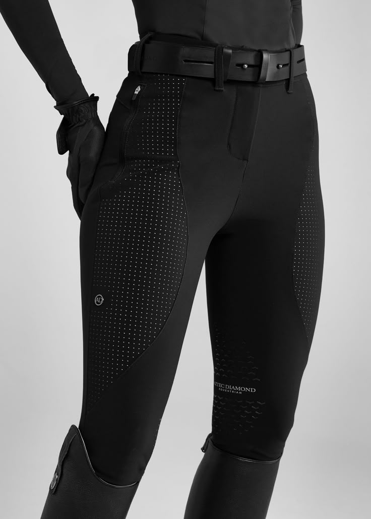 Black Riding Breeches – Aztec Diamond Briar Aesthetic, Riding Outfits, Women's Equestrian, Tights For Women, Sports Fabric, Riding Tights, Riding Breeches, Gym Fits, Shirts For Leggings