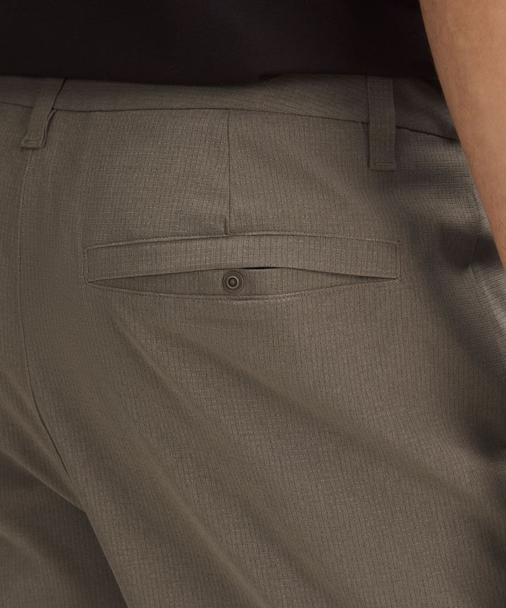 Welcome to the all-day comfort club. Streamlined yet technical, these shorts elevate any look. Designed for Casual. Streamlined fit that gives glutes and thighs breathing room:Our ABC technology uses an ergonomic gusset to remove tension from the crotch of our pants. Front pockets with hidden phone and coin sleeves. Discreet zippered seam pocket. Fitted Lululemon Bottoms For Summer, Lululemon Cotton Bottoms With Built-in Shorts, Lululemon Bottoms With Pockets And Straight Hem, Lululemon Summer Bottoms With Pockets, Fitted Lululemon Bottoms With Pockets, Fitted Lululemon Bottoms For Spring, Spring Fitted Lululemon Bottoms, Lululemon Bottoms With Pockets, Short Length, Fitted Lululemon Short Bottoms