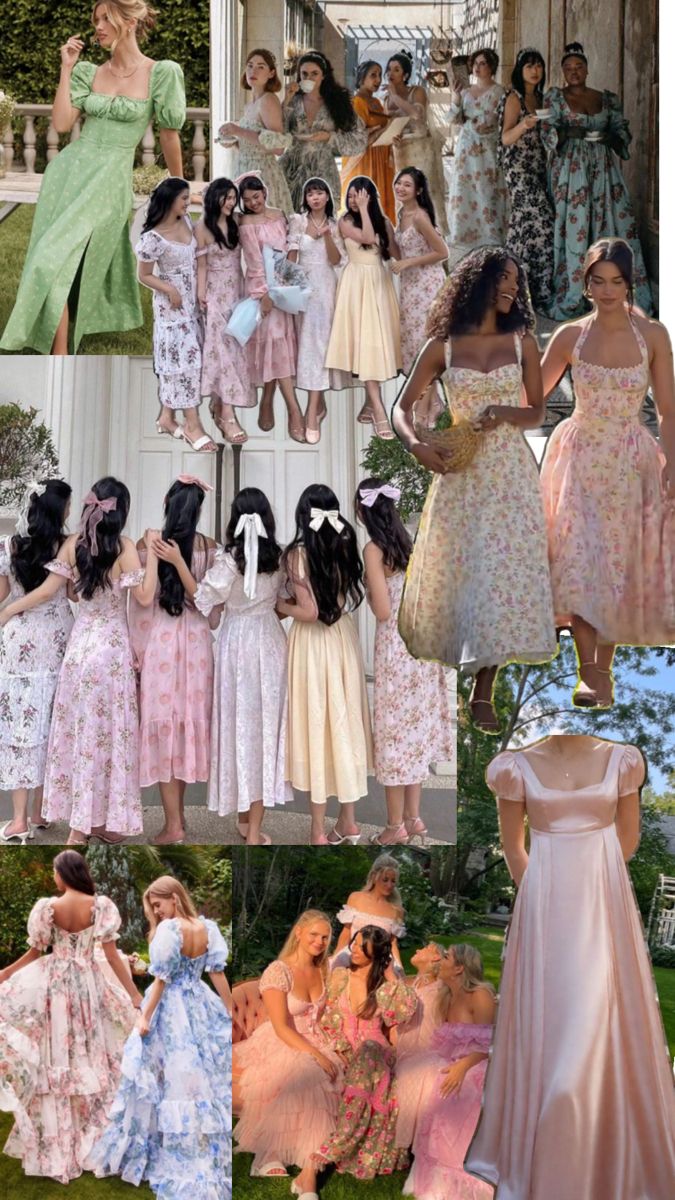 Birthday Party Dress Ideas, Tea Party Outfits For Women, Party Dress Ideas, Garden Birthday Party, 16th Birthday Outfit, Garden Party Outfit, Bridal Tea Party, Garden Party Birthday, Tea Party Theme