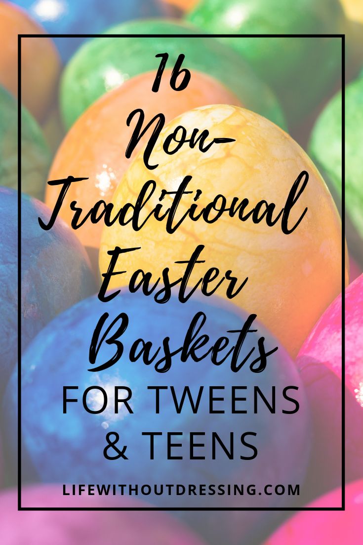 Non Traditional Easter Basket Ideas, Easter Treats For Teens, Easter Ideas For Preteens, Easter Basket Ideas For Teens Daughters, Easter Fun For Teens, Alternative To Easter Basket, Teenage Easter Egg Hunt Ideas, Easter Baskets For Preteens, Easter Ideas For Older Kids