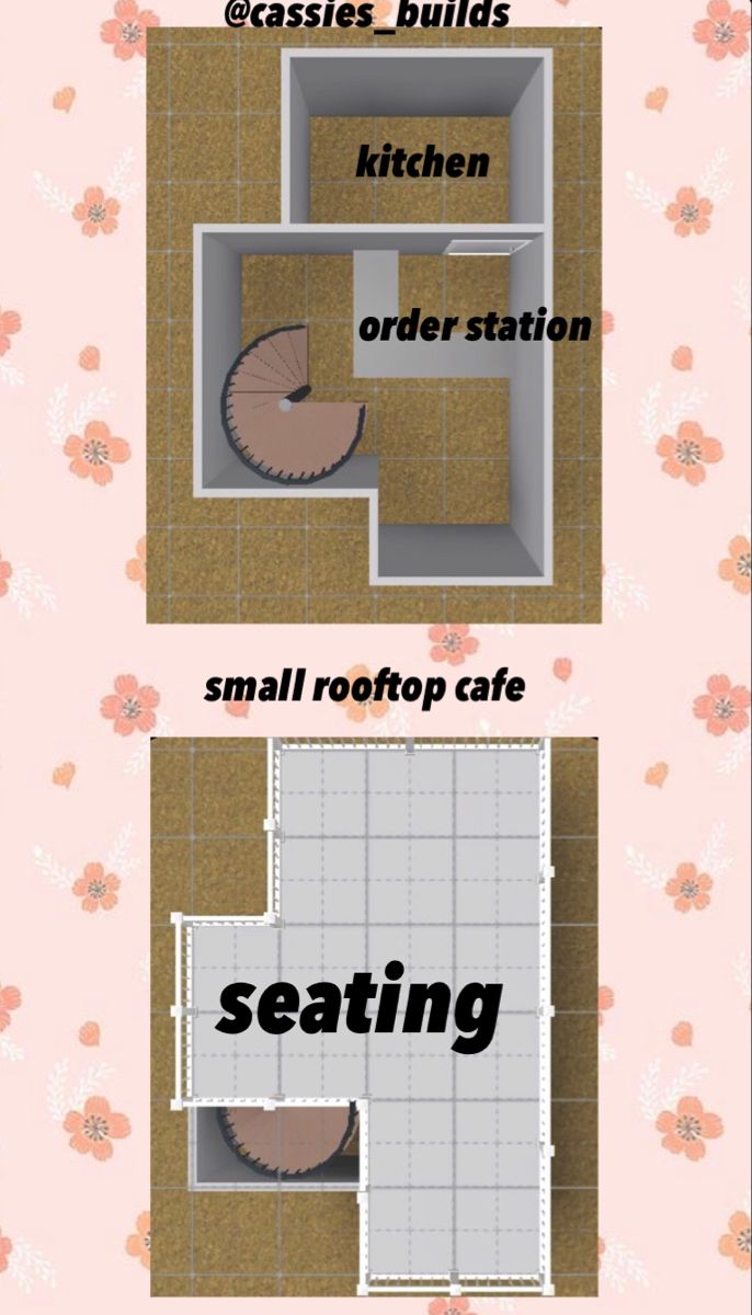 the floor plan for a house with two rooms