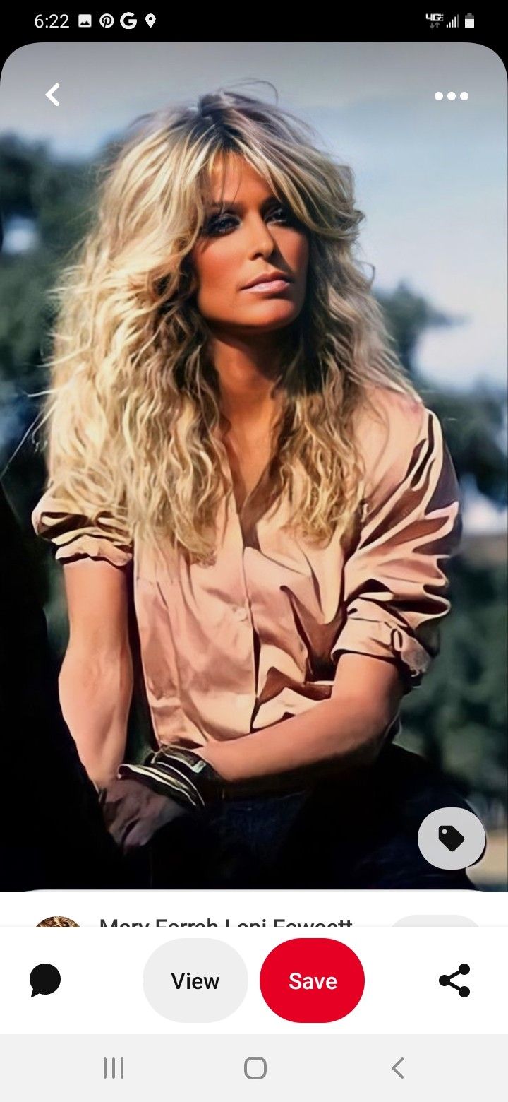 Farah Fawcett Hair, Farrah Fawcett, Long Blonde, Long Layered Hair, Long Blonde Hair, Alam Semula Jadi, Hair Envy, Great Hair, Hair Dos