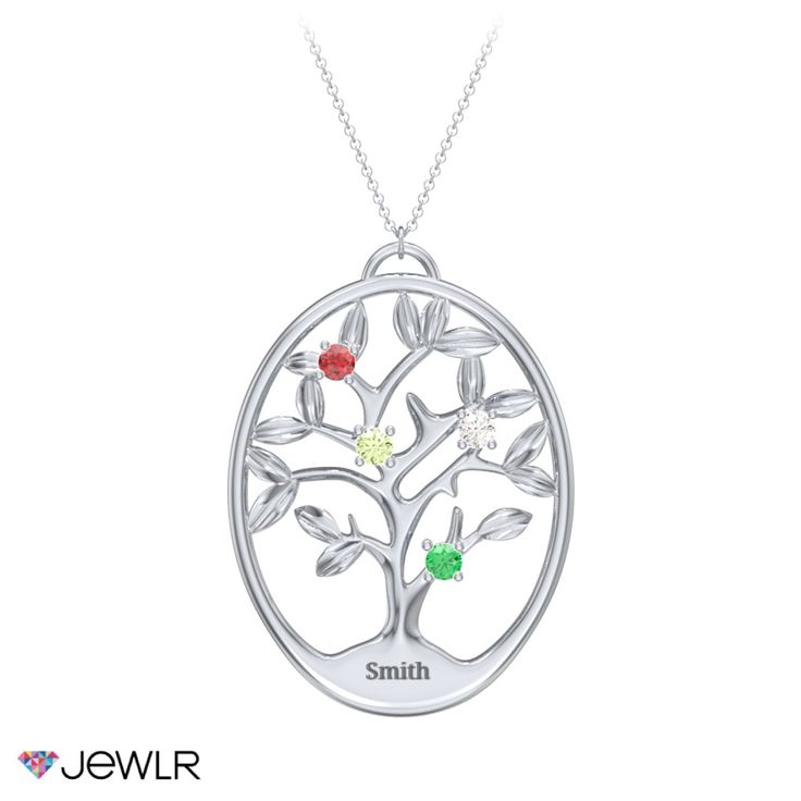 Available in 4 to 15 stone variations, this classic Family Tree Pendant has space at the base to engrave your family name. Customize with your choice of metal and your family's birthstones to create a perfect piece to be treasured forever! Spiral Shape, Dark Pictures, Photo Pendant, Birthstone Pendant, Tree Pendant, Silver Prices, Gold Price, Family Name, Gift Collections