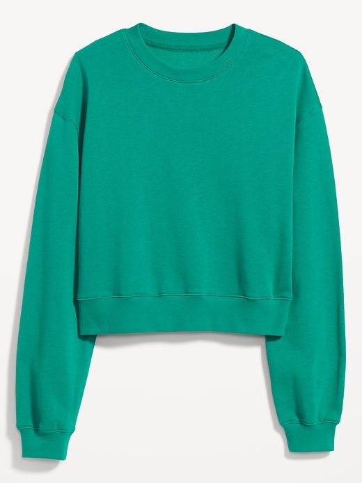 Fall Boxy Fit Crew Neck T-shirt, Relaxed Fit T-shirt With Ribbed Cuffs For Fall, Trendy Crew Neck Sweater, Fall Streetwear Drop Shoulder Tops, Trendy Green T-shirt For Fall, Green Athleisure Sweats For Fall, Fall Relaxed Fit T-shirt With Ribbed Cuffs, Fall Relaxed Fit Drop Shoulder T-shirt, Trendy Oversized Crew Neck Sweater