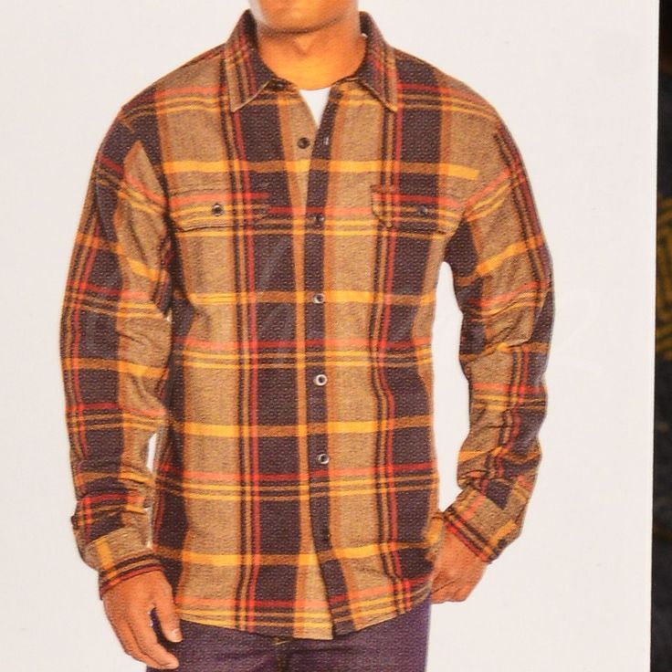 Heavy Weight Double Brushed Flannel Hand Warmer Pockets Classic Fit For Easy Layer Microfleece Lined Cuff And Neckband For Added Warmth Brown Relaxed Fit Shirt For Fall, Brown Button-up Flannel Shirt For Fall, Classic Brown Flannel Shirt For Fall, Brown Long Sleeve Flannel Shirt With Button Closure, Brown Flannel Shirt With Relaxed Fit For Fall, Brown Relaxed Fit Flannel Shirt For Fall, Winter Brown Shirt With Buttons, Casual Brown Shirt For Fall, Casual Brown Flannel Shirt