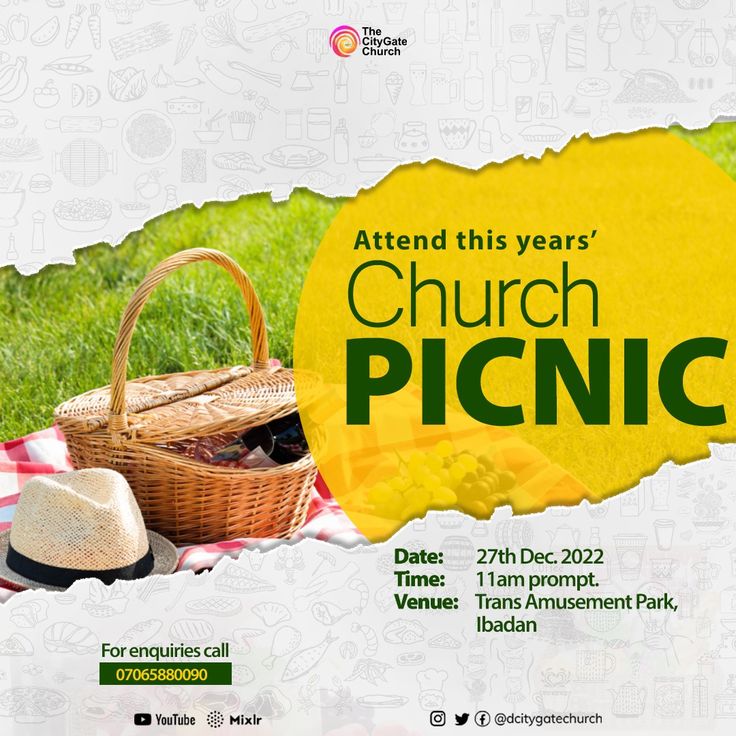 a picnic event is being held in the park on saturday, may 27 and sunday, march 4