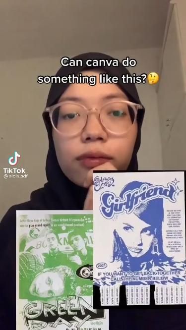 a woman wearing glasses and holding up some stickers in front of her face with the caption can canna do something like this?