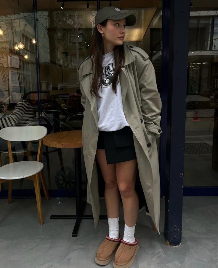 Uggs tasman
Trench coat
Rainy day outfit
Trench coat outfit
Stylish Ugh Tasman Outfit, Uggs Tasman, 2024 Outfits, Ugg Tasman, Winter Inspo, Jean Outfits, How To Wear, Clothes, Denim Outfits