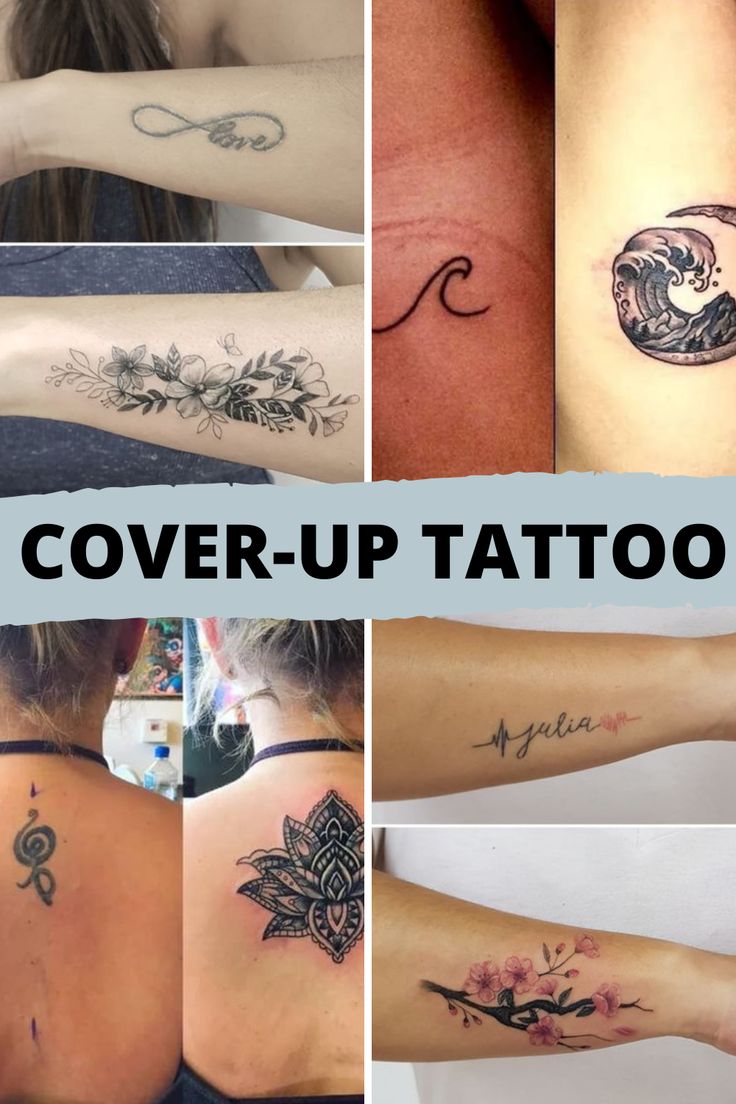 the covers up tattoos are all different designs