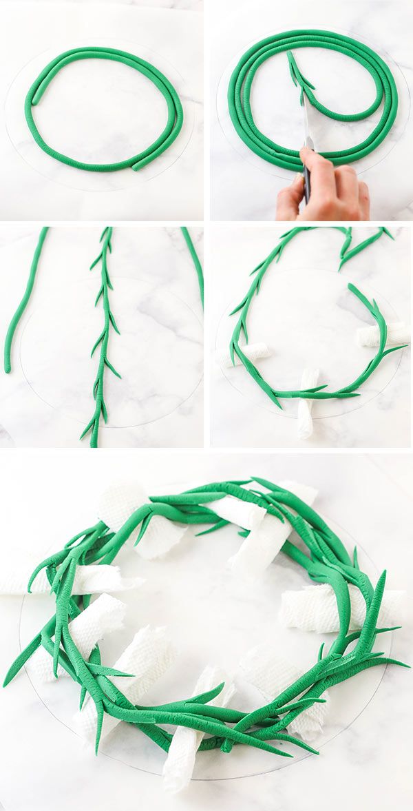 how to make an easy diy wire wreath for st patrick's day or st patrick's day