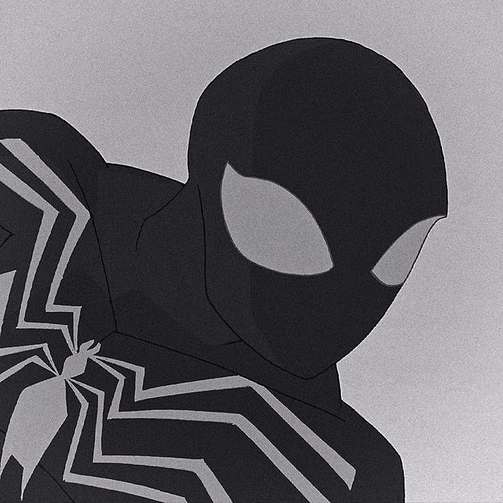 an animated spider - man with his arms around him