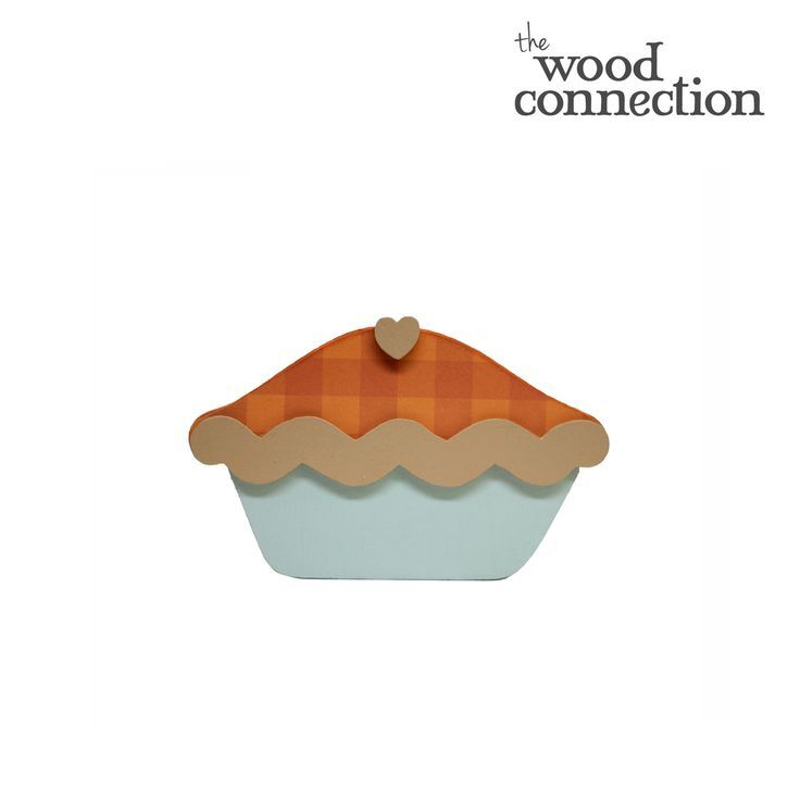 an advertisement for wood connection featuring a cupcake