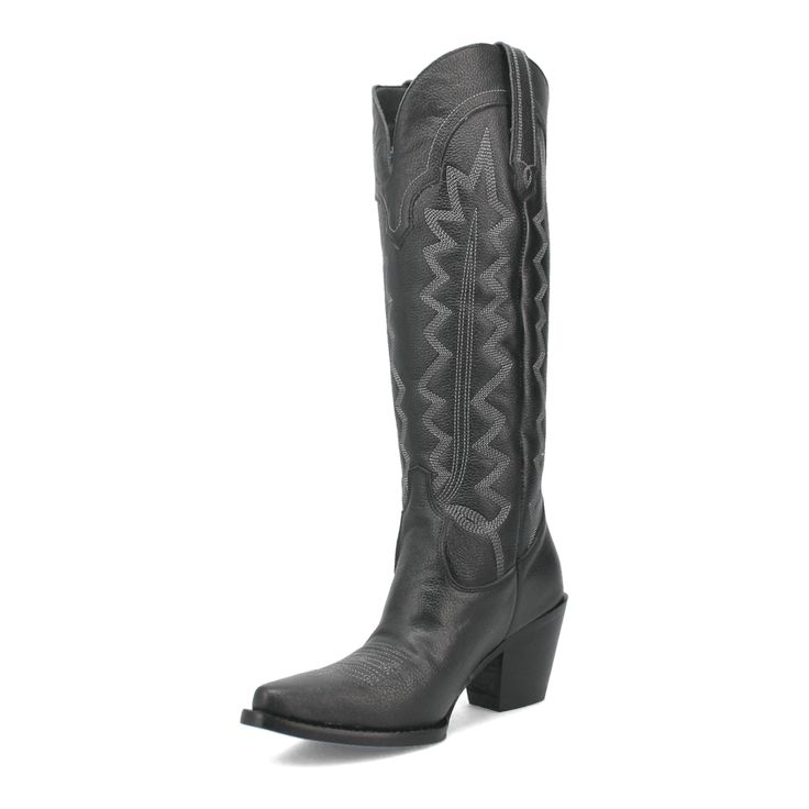 Take your standards to the next level with the Dingo 1989 High Cotton Boot. This boot has it all: the classic western stitching and body, but with a chic twist. The fashion snip toe, 16-inch height and 3” heel brings this boot and any outfit you pair it with to the highest degree. Fitted Boots With Reinforced Heel For Rodeo, Western Style Heeled Boots For Winter Events, Winter Snip Toe Heeled Boots With Stacked Heel, Winter Heeled Boots With Stacked Heel And Snip Toe, Winter Stacked Heel Boots With Snip Toe, Western-styled Heeled Boots For Winter Events, Western Moto Boots With Stacked Heel For Winter, Western Style Moto Boots With Square Toe For Winter, Western Style Wide Calf Heeled Boots With Stacked Heel