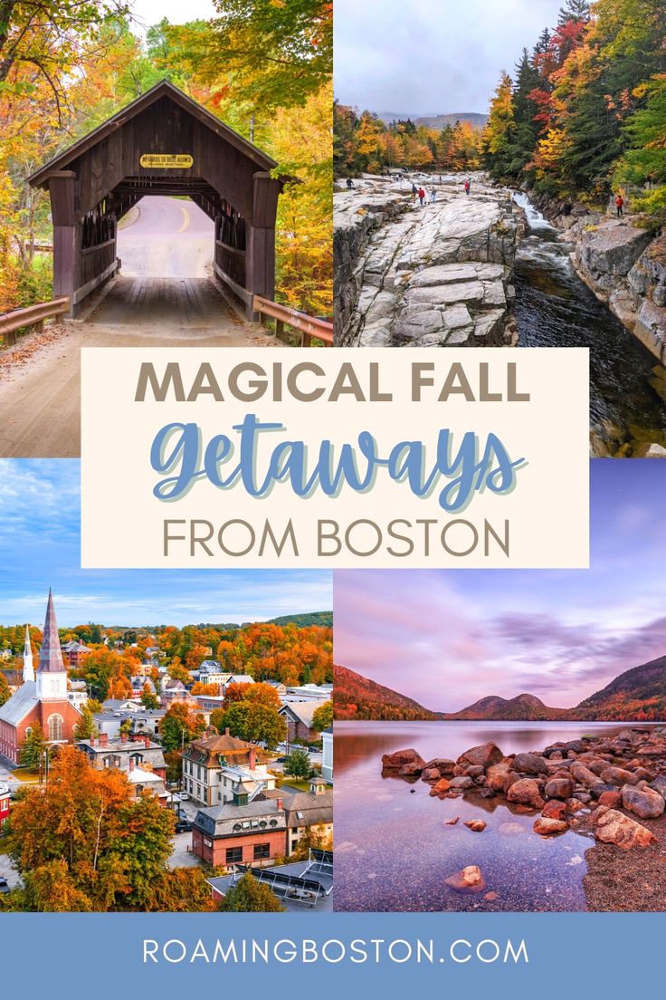 the scenic fall getaways from boston