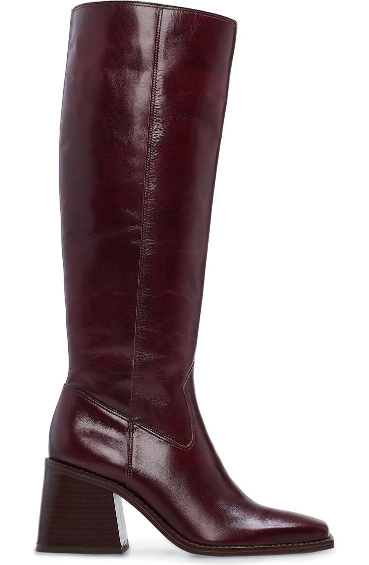 Vince Camuto Sangeti Knee High Boot (Women) | Nordstrom Wide Calf, Vince Camuto, Knee High Boots, Aesthetic Clothes, Knee High, Block Heels, Womens Boots, Nordstrom, Wardrobe