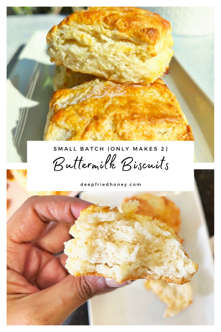 small batch only makes 2 buttermilk biscuits for breakfast or brunch