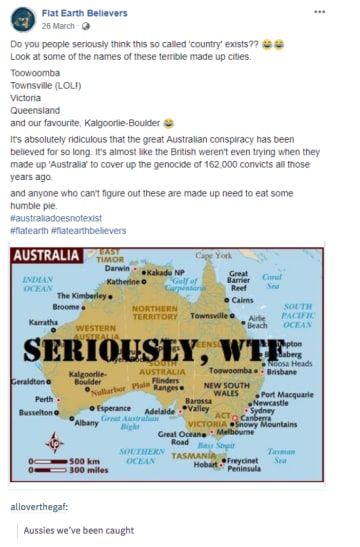 the australia map with words on it that say seriously, we can't wait