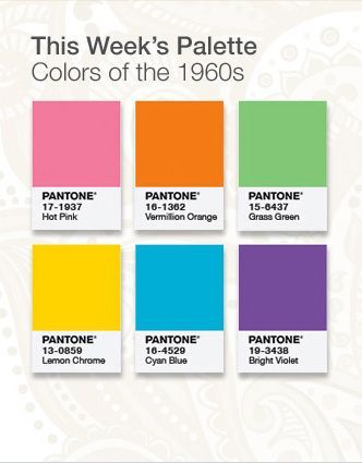 pantone turns 50 this week's palette colors of the 1990s