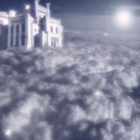 an image of a castle in the clouds