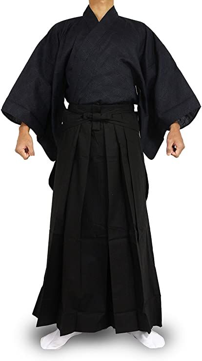 Edoten Japanese Samurai Hakama Uniform at Amazon Men’s Clothing store Tradition Japanese Clothing, Japanese Archery Outfit Male, Japanese Training Clothes, Japan Traditional Clothes Men, Japanese Swordsman Outfit, Traditional Japanese Clothes Men, Traditional Japanese Mens Clothing, Ancient Japanese Clothing Men, Traditional Samurai Clothing