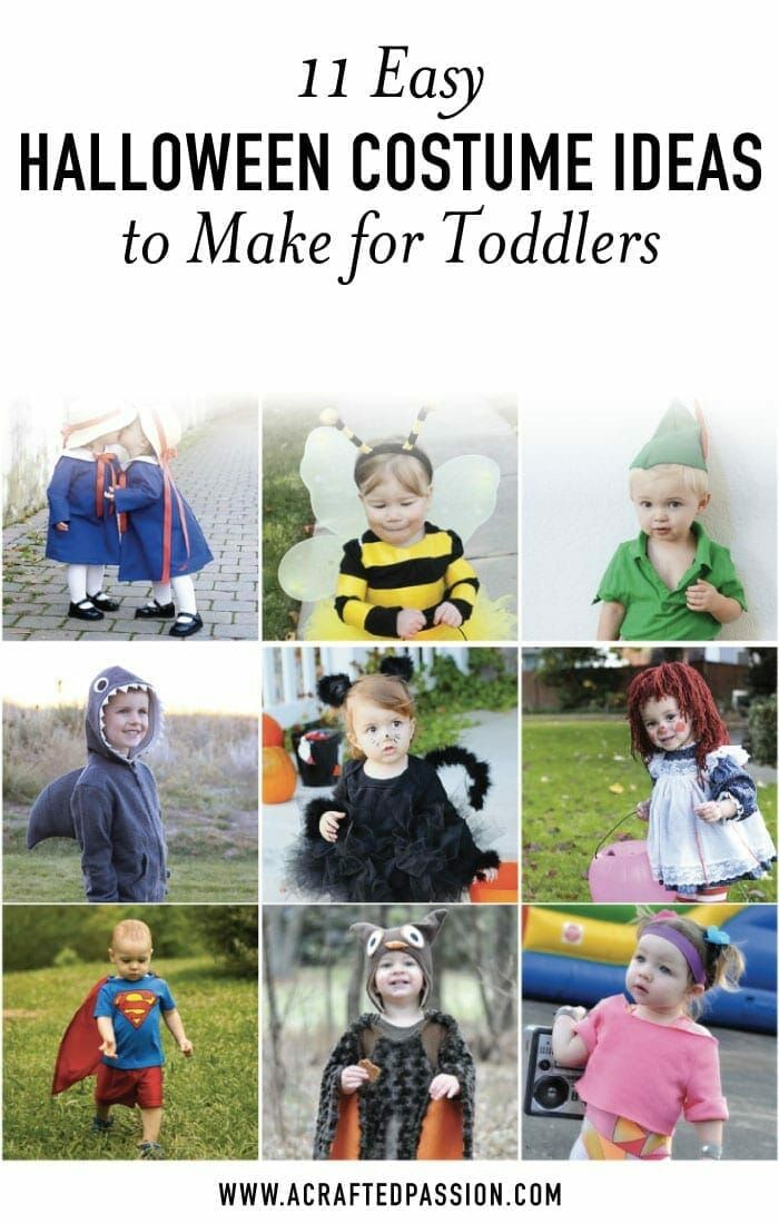 halloween costume ideas to make for toddlers